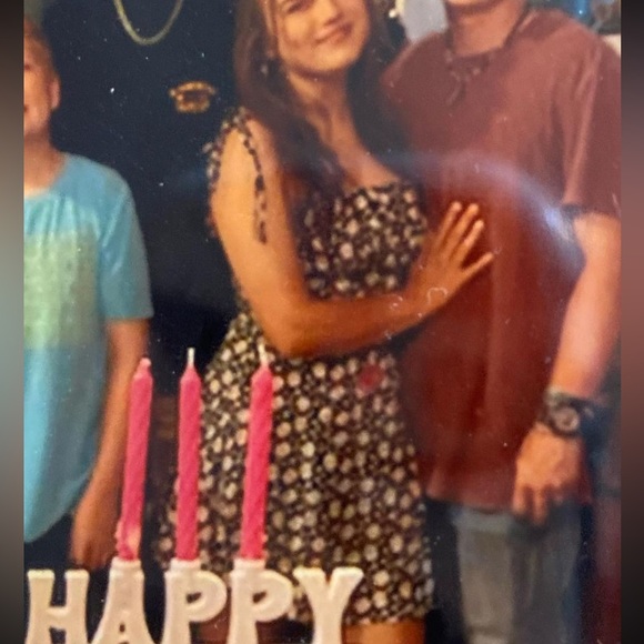 Daisy print tie dress - Picture 3 of 3